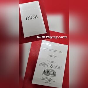 Dior Playing Cards NWT